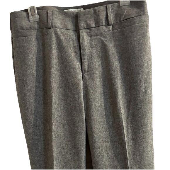 Banana Republic Women’s Dress Pants Sz 10 Gray Martin Fit Stretch Wool Lined - Picture 2 of 5